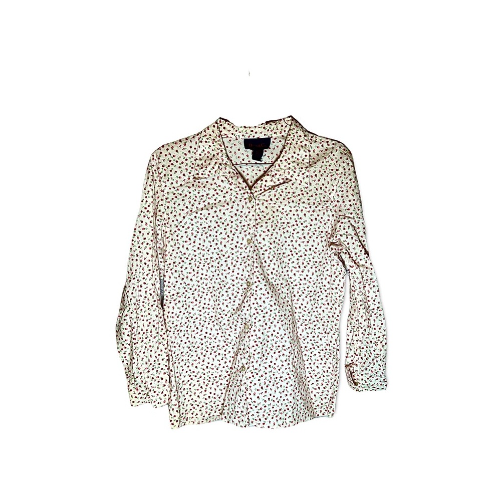 Vintage Denim&Co button down blouse size medium